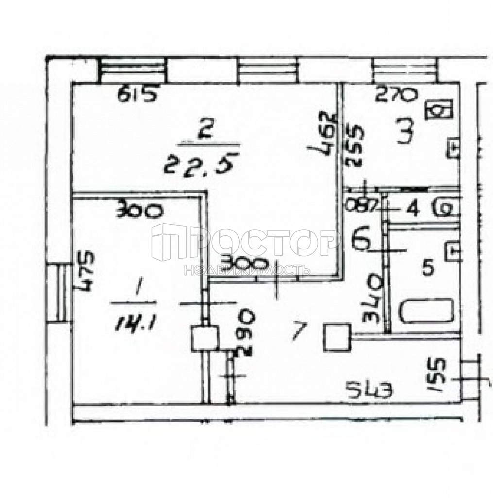 2-комнатная квартира, 64.4 м² - фото 9