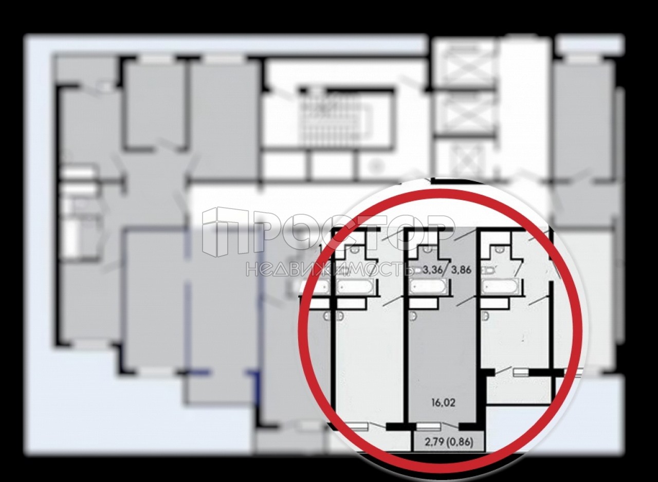 Студия, 25 м² - фото 16