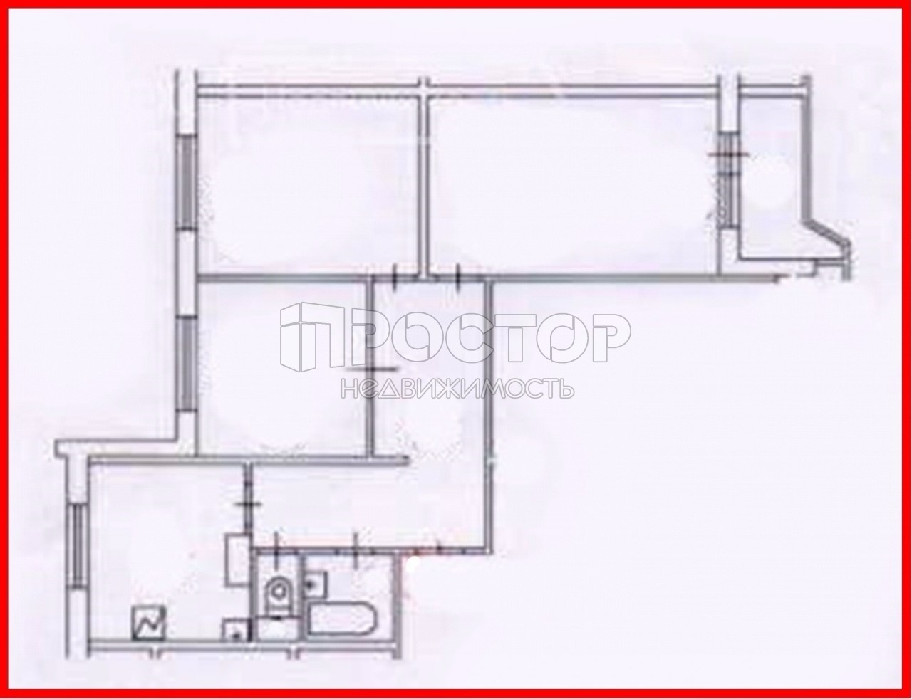 3-комнатная квартира, 75 м² - фото 13