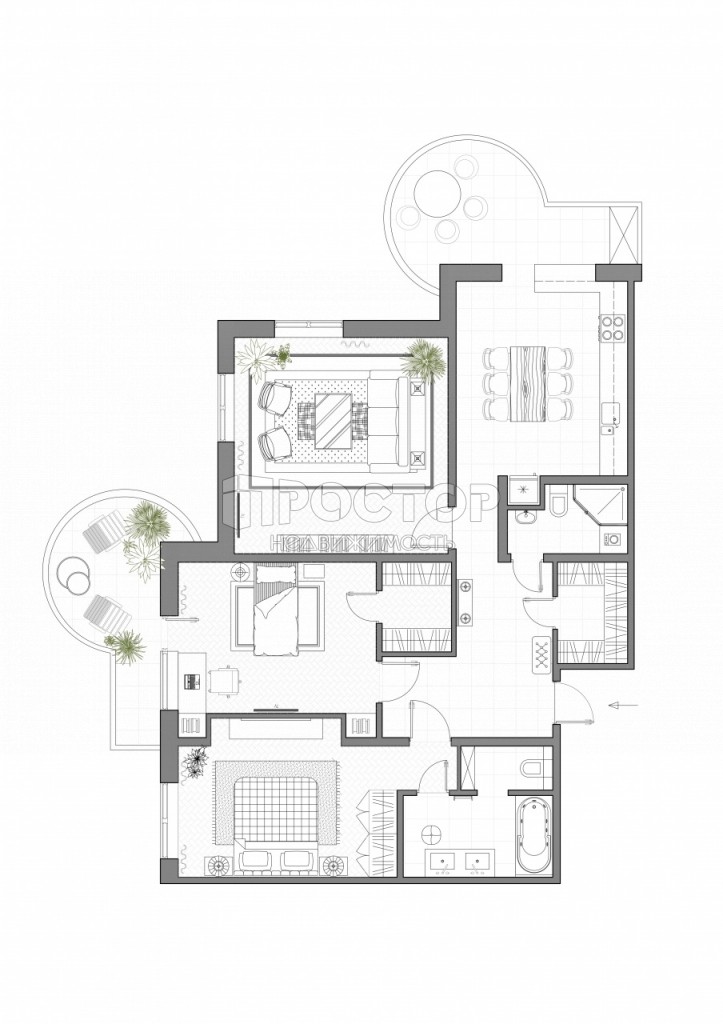 3-комнатная квартира, 95.5 м² - фото 31