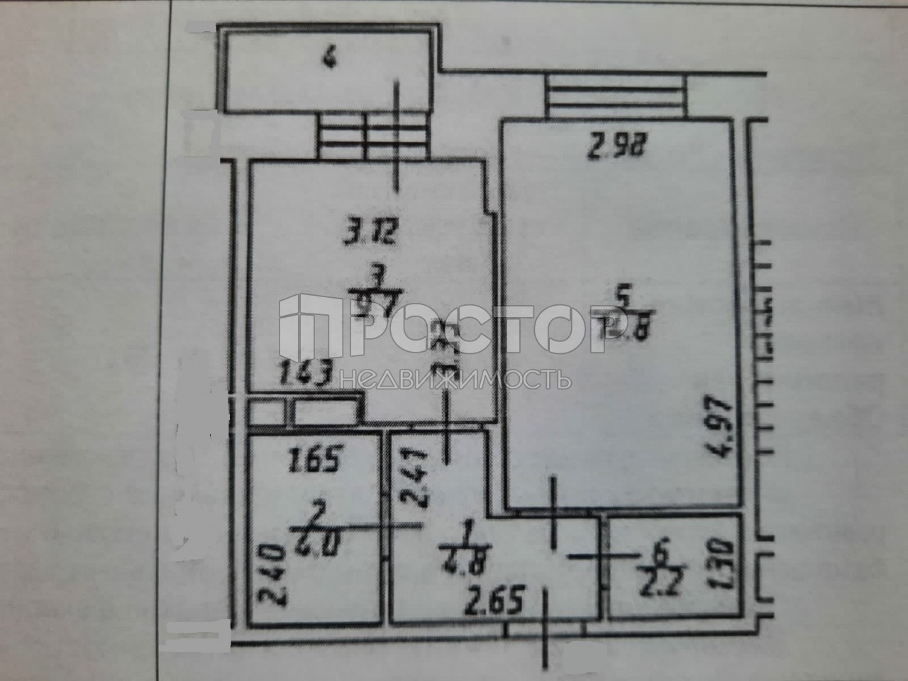 1-комнатная квартира, 36 м² - фото 11