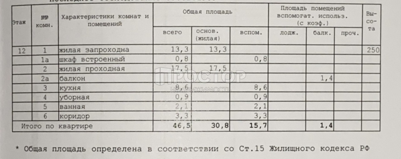 2-комнатная квартира, 48 м² - фото 9