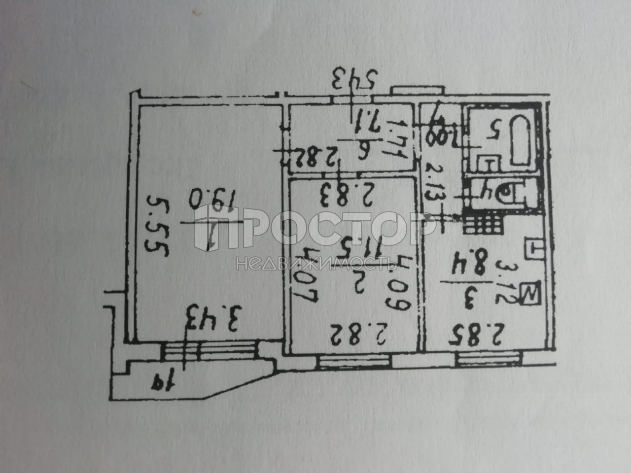 2-комнатная квартира, 51 м² - фото 23