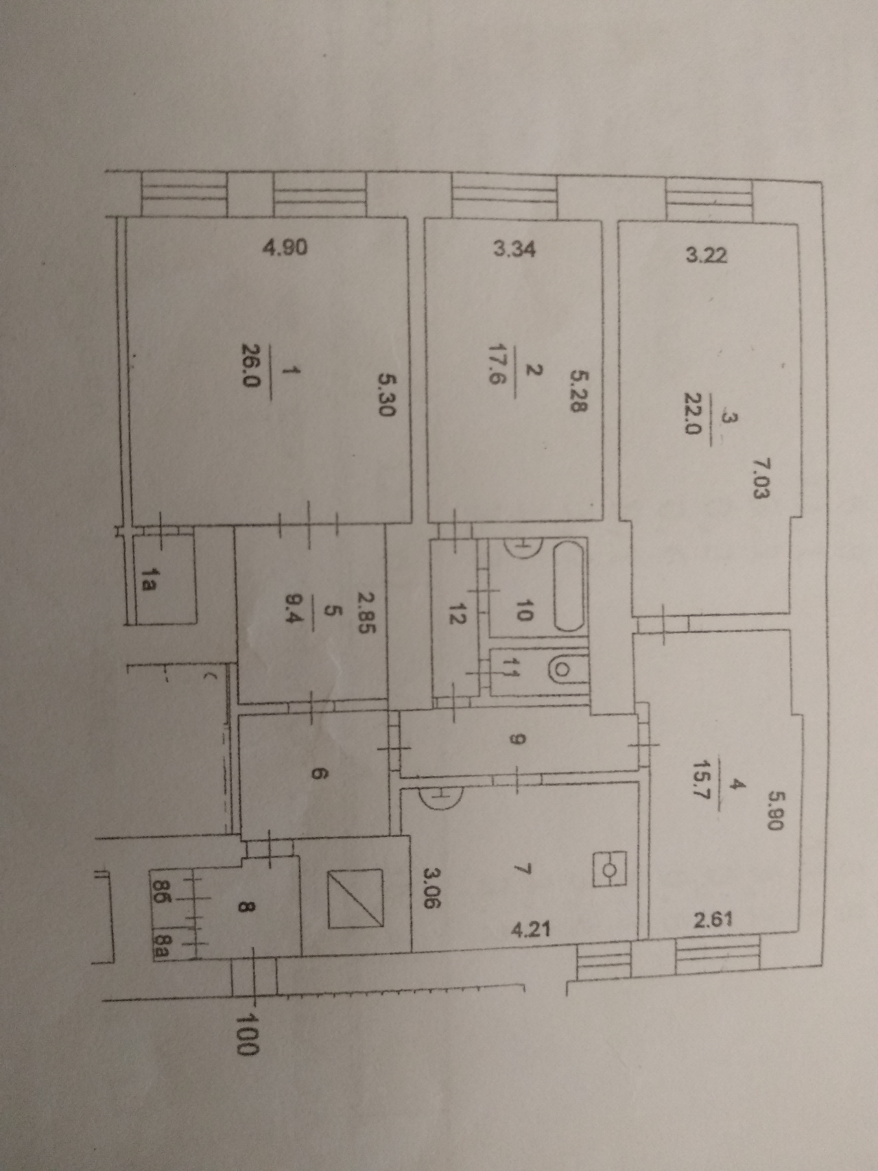 4-комнатная квартира, 129 м² - фото 26