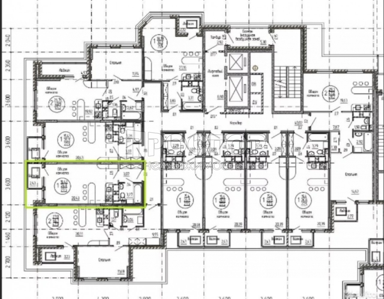 Студия, 28.4 м² - фото 5