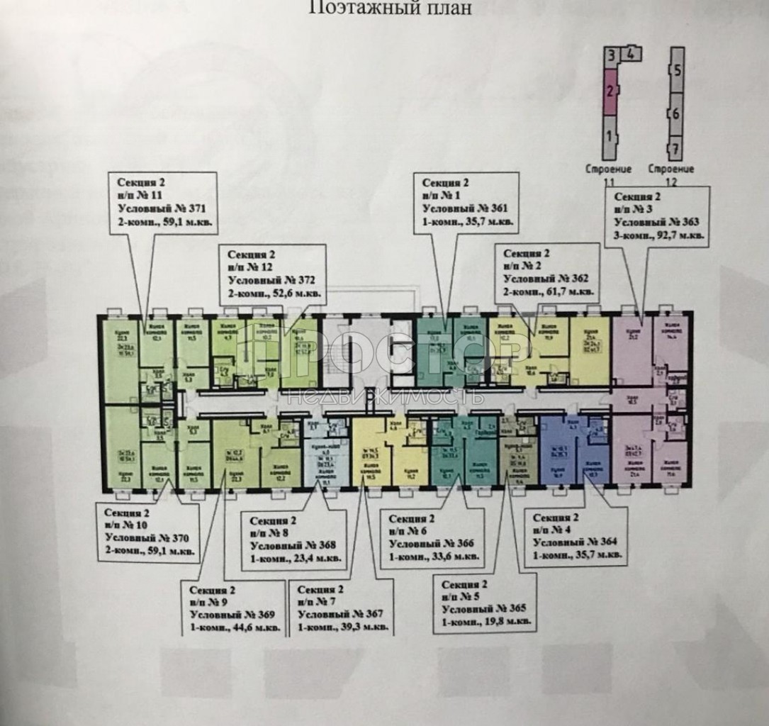 1-комнатная квартира, 33.6 м² - фото 4