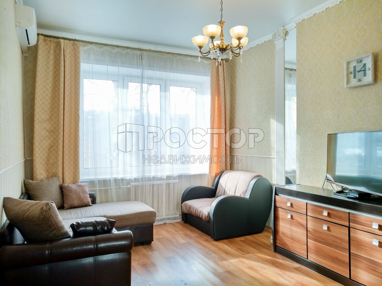 1-комнатная квартира, 33.4 м² - фото 2