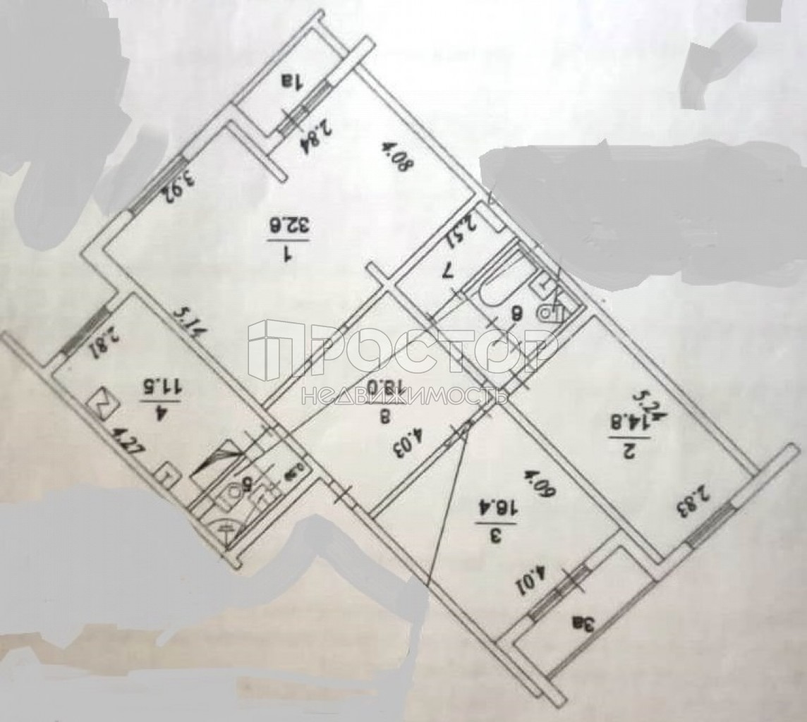 3-комнатная квартира, 102.6 м² - фото 30