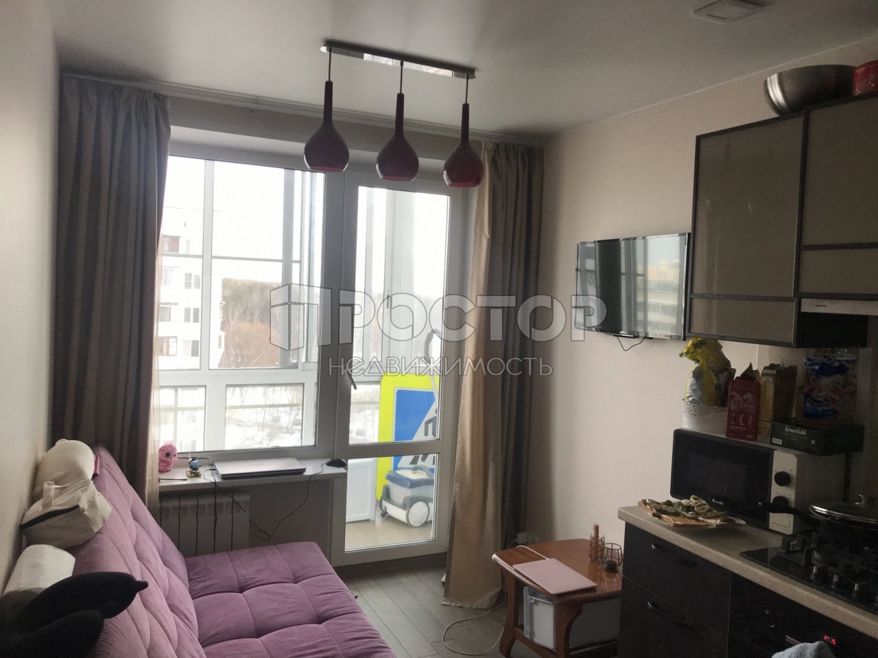 1-комнатная квартира, 35.3 м² - фото 2