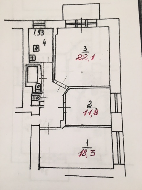 3-комнатная квартира, 71 м² - фото 5