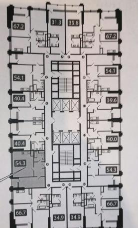 2-комнатная квартира, 55.5 м² - фото 8