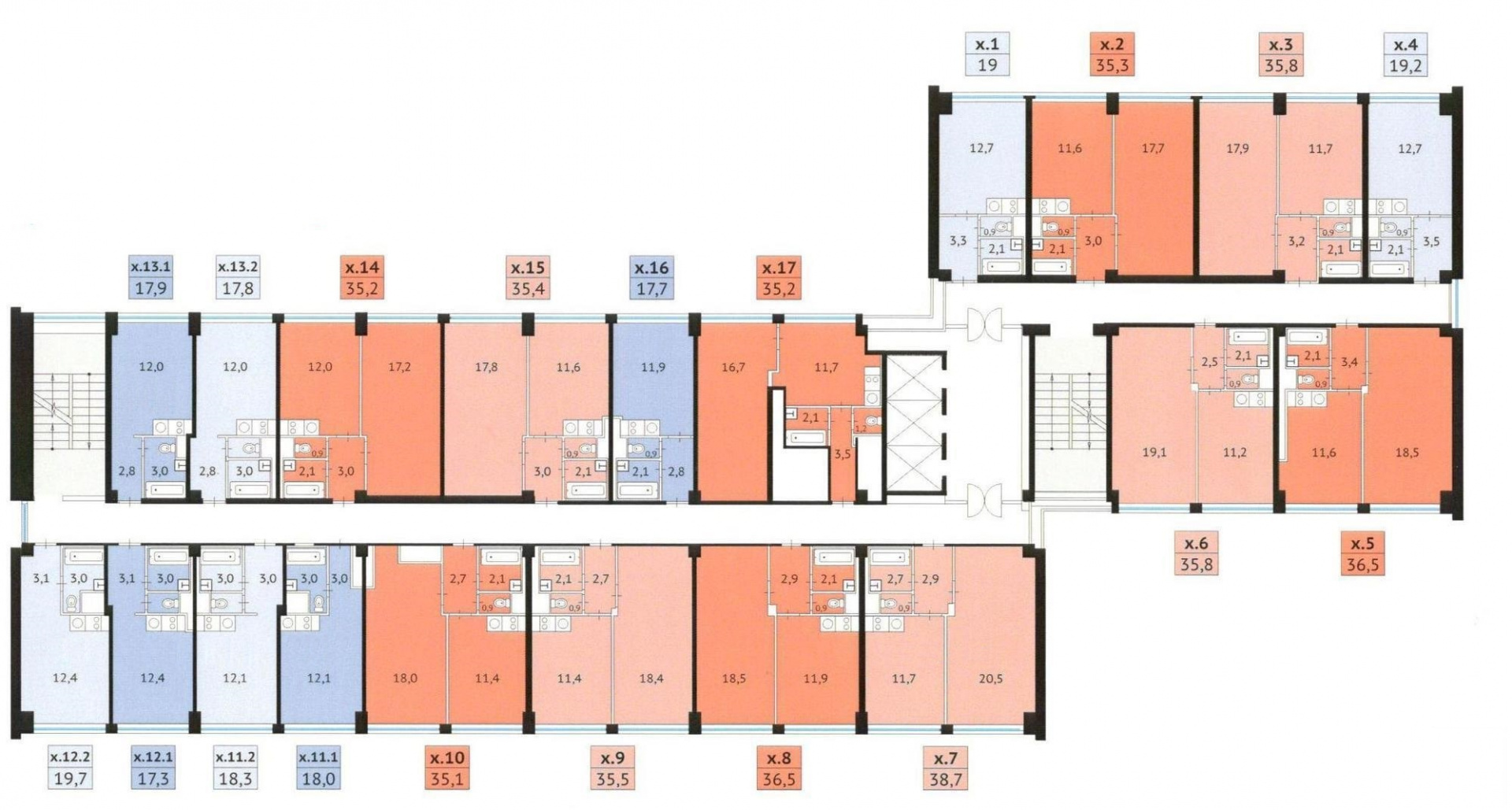 1-комнатная квартира, 34.1 м² - фото 10