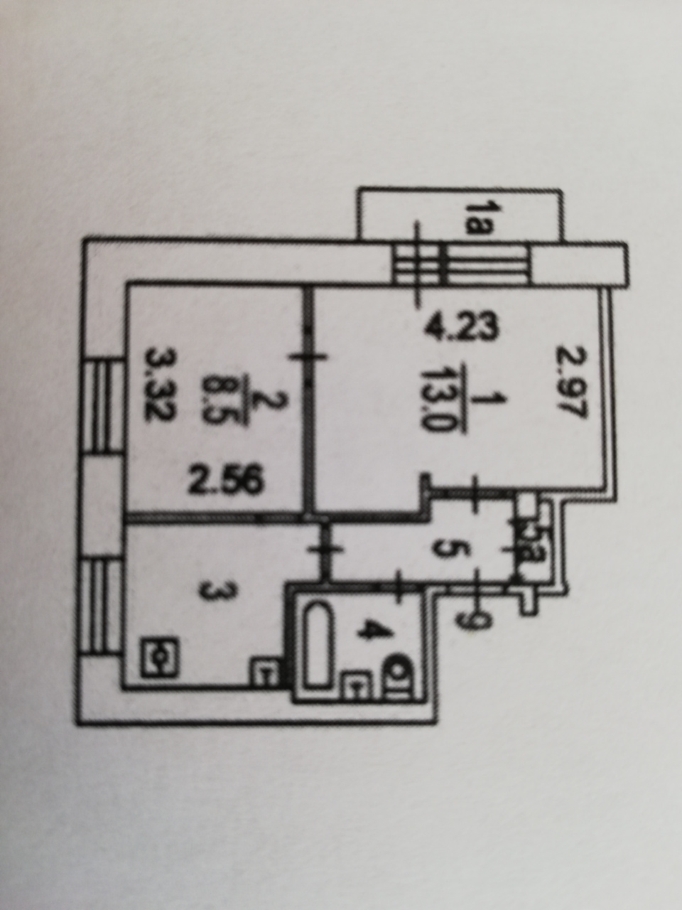 2-комнатная квартира, 33.9 м² - фото 5