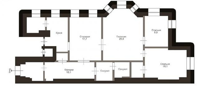 4-комнатная квартира, 111 м² - фото 15