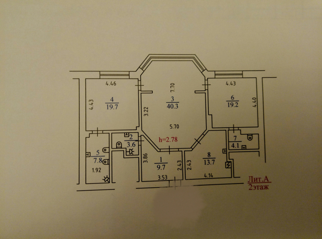 3-комнатная квартира, 120 м² - фото 22