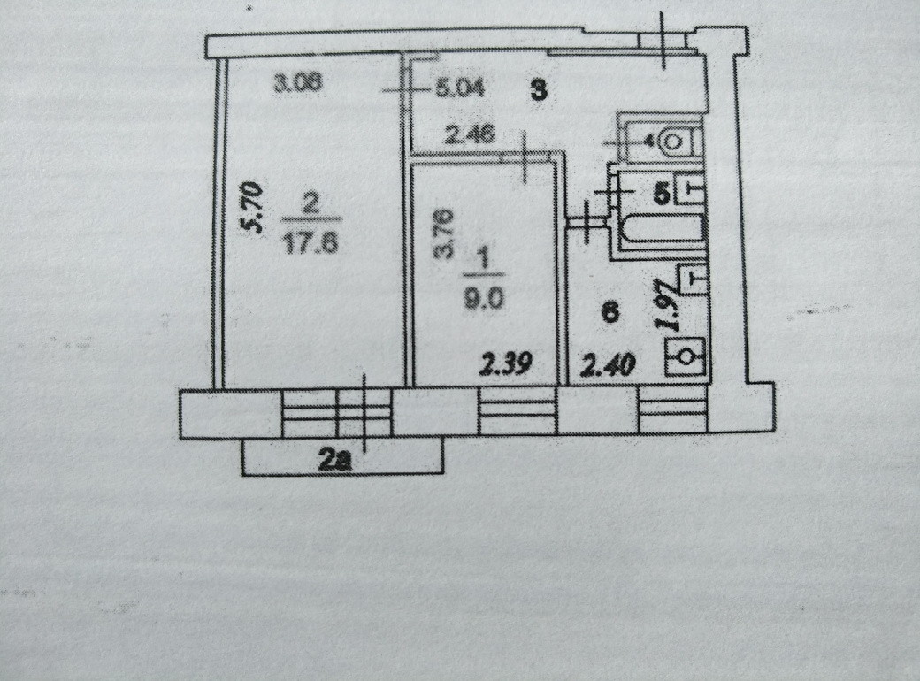 2-комнатная квартира, 44 м² - фото 22