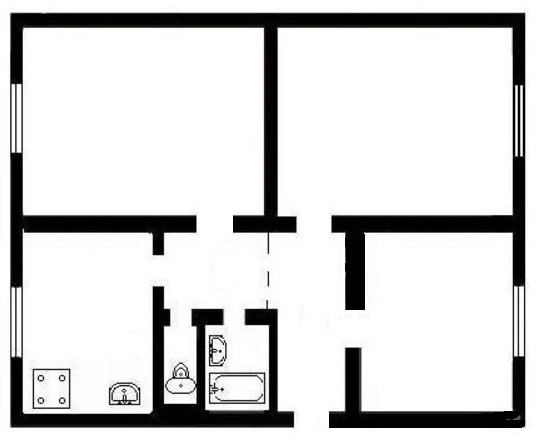 3-комнатная квартира, 73 м² - фото 5