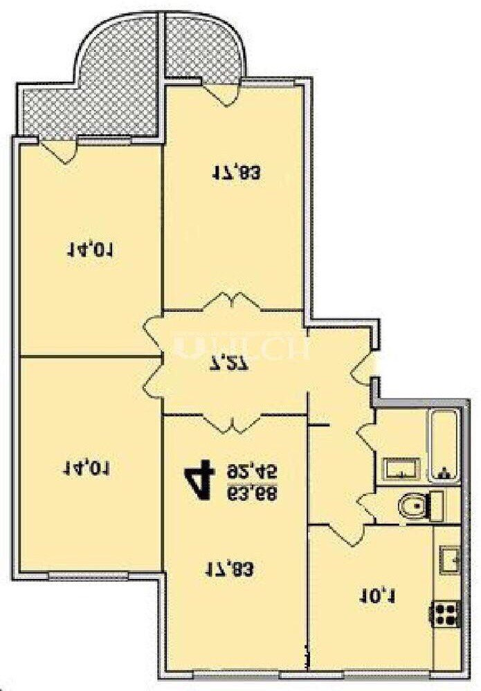 4-комнатная квартира, 92.6 м² - фото 13