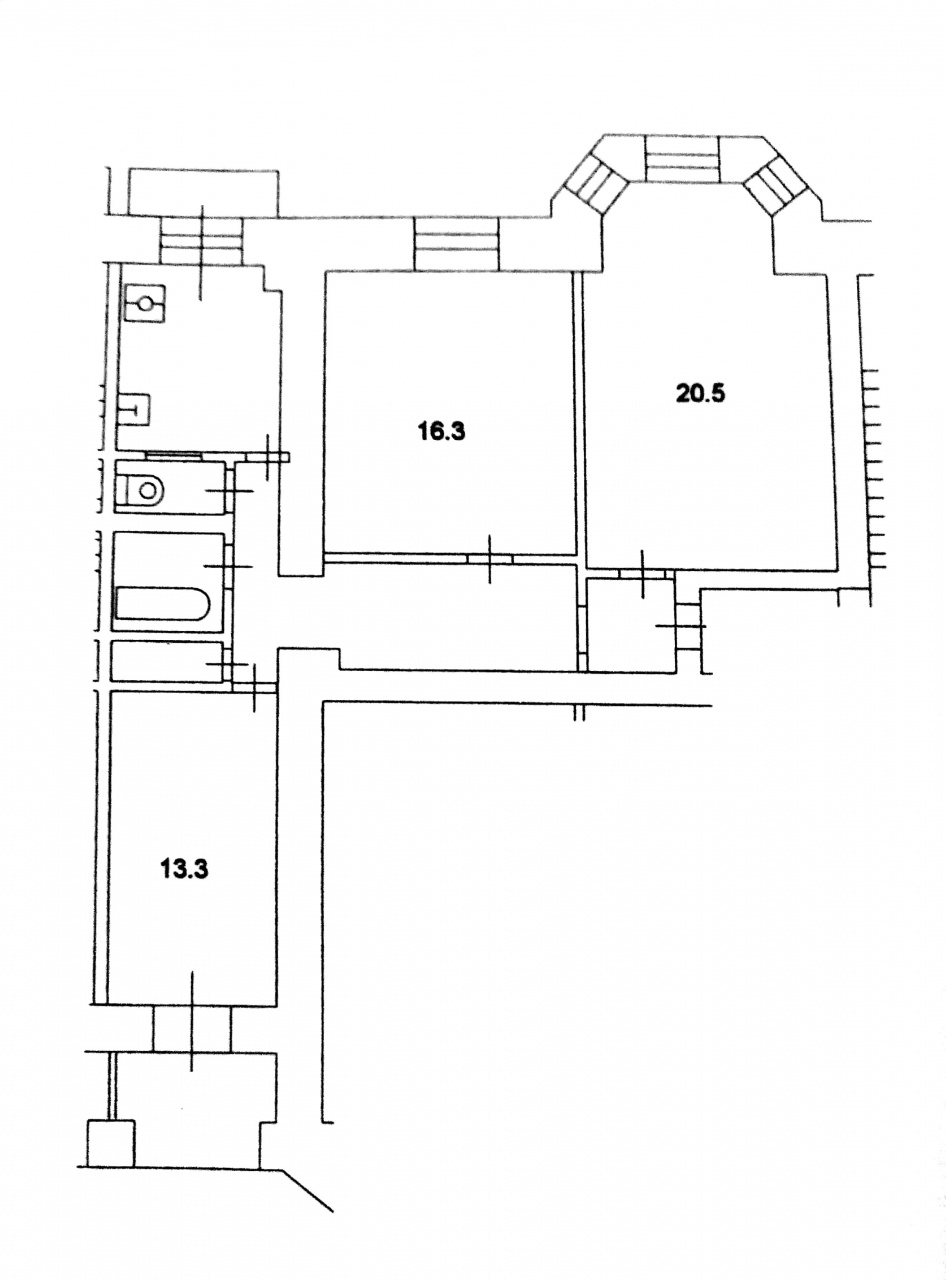 3-комнатная квартира, 76 м² - фото 8