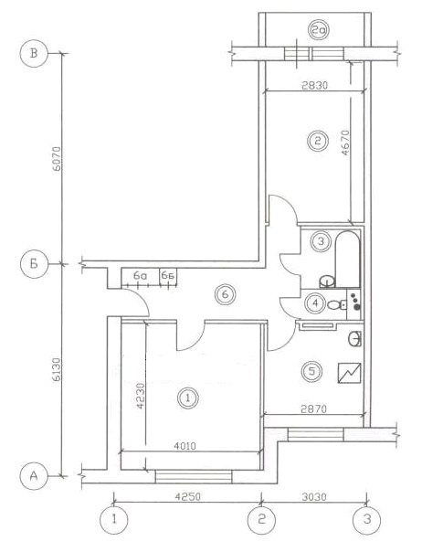 2-комнатная квартира, 52.1 м² - фото 13