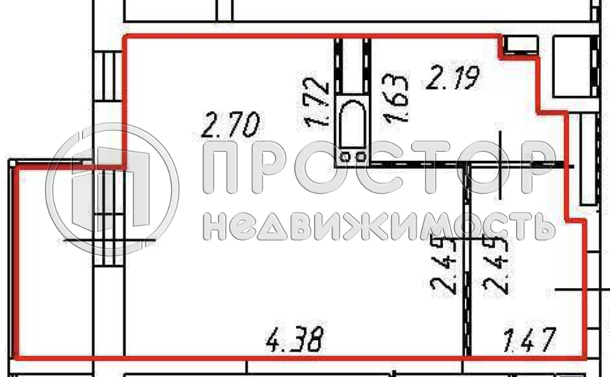 Студия, 23 м² - фото 31