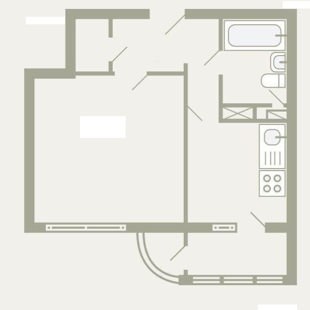 1-комнатная квартира, 41 м² - фото 15