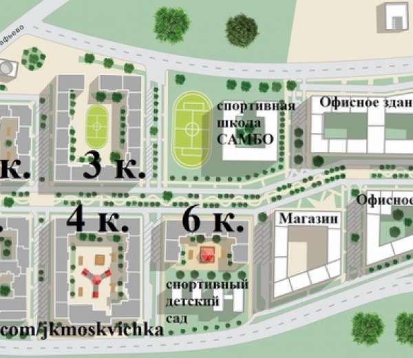 Карта жк москвичка