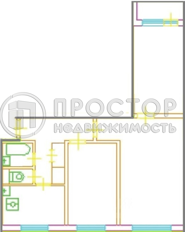 3-комнатная квартира, 58.4 м² - фото 14