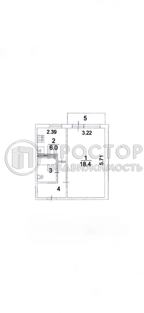 1-комнатная квартира, 30.4 м² - фото 27
