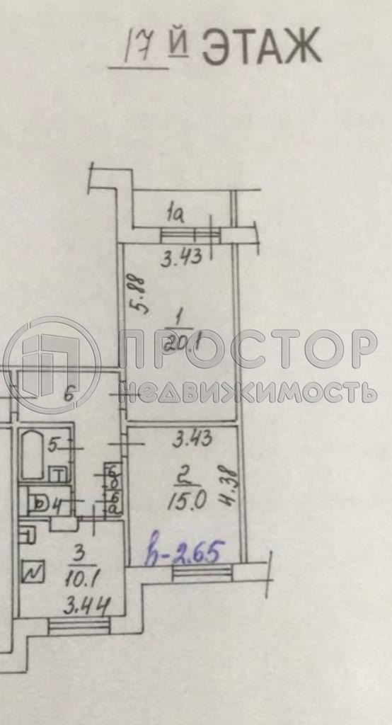 2-комнатная квартира, 60.8 м² - фото 15