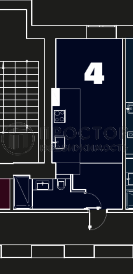 Студия, 26.9 м² - фото 12