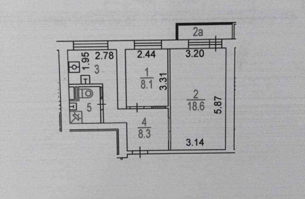 2-комнатная квартира, 44 м² - фото 11