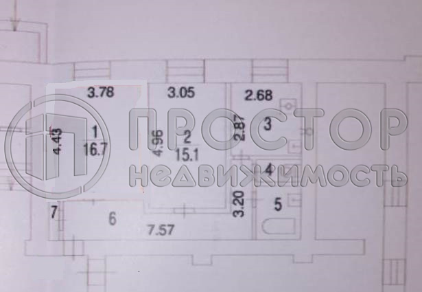 2-комнатная квартира, 57 м² - фото 6