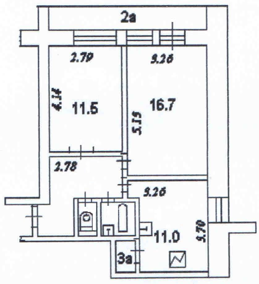 2-комнатная квартира, 52.7 м² - фото 11