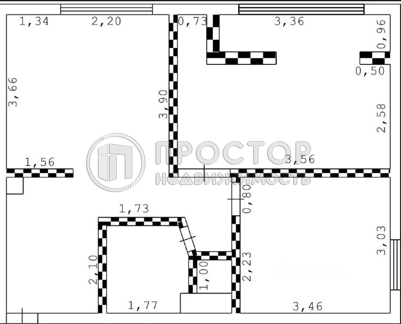 2-комнатная квартира, 57 м² - фото 12