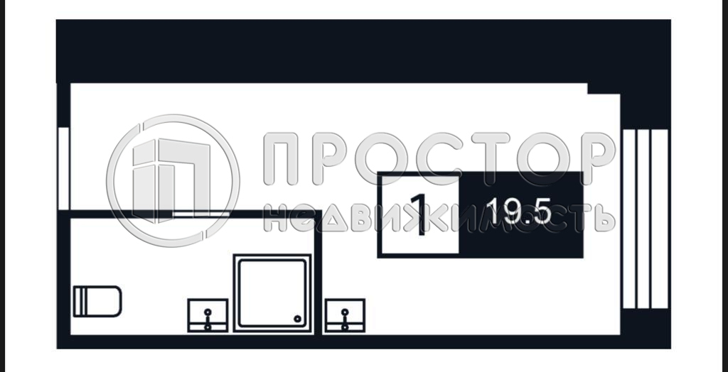 Студия, 19.5 м² - фото 15