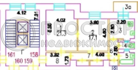 2-комнатная квартира, 69.3 м² - фото 72