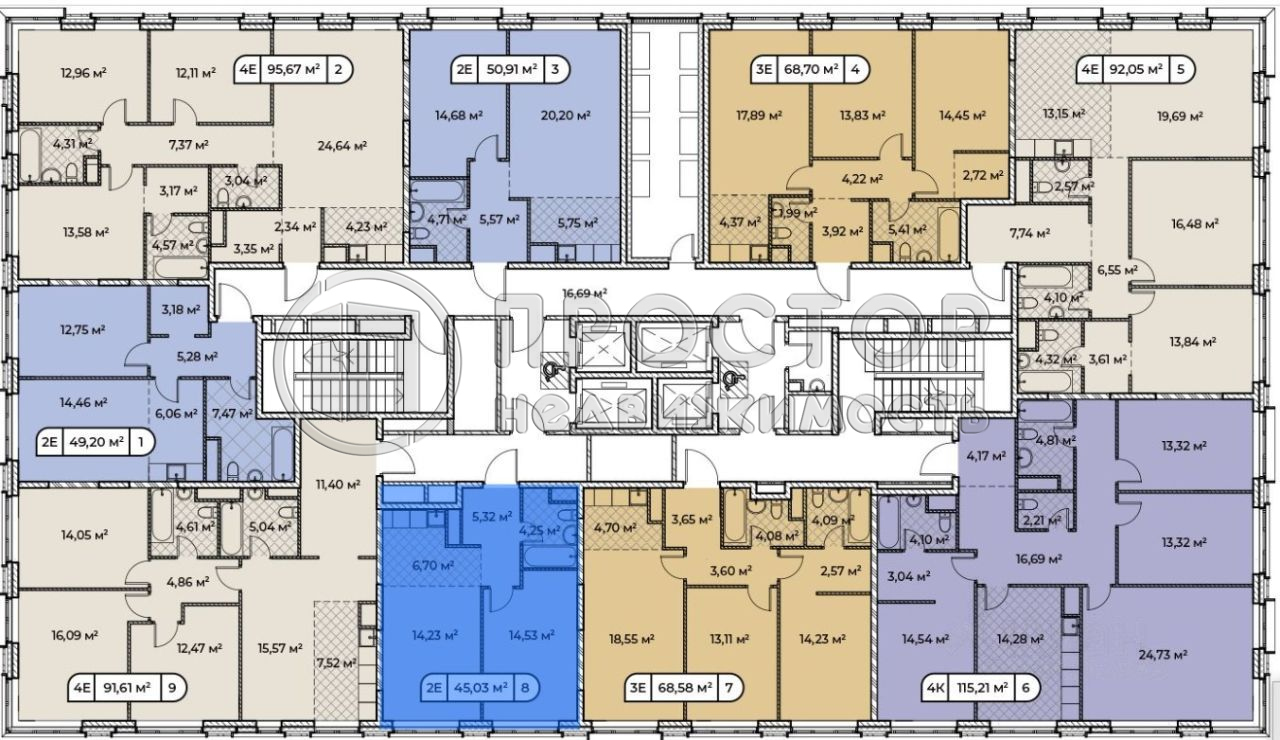 2-комнатная квартира, 44.7 м² - фото 4