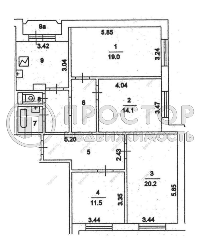 4-комнатная квартира, 99.2 м² - фото 13