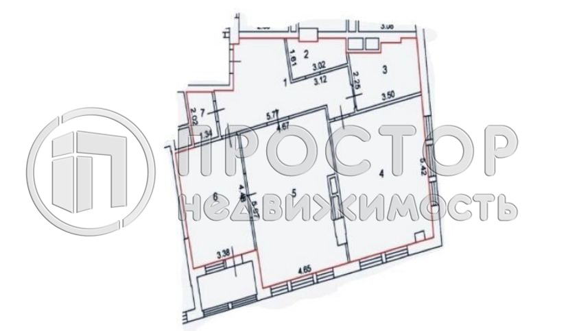3-комнатная квартира, 100.1 м² - фото 2