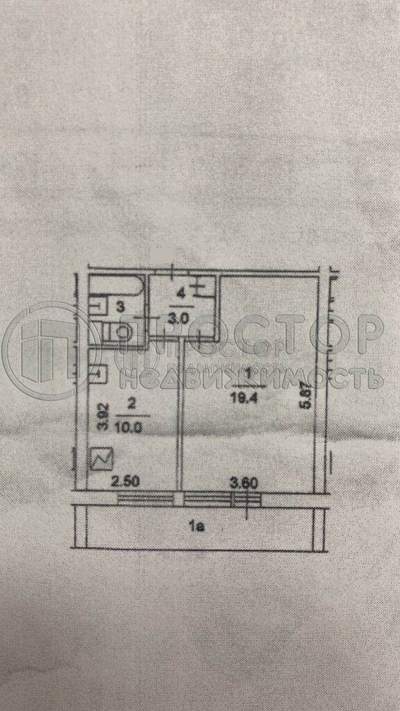 1-комнатная квартира, 37 м² - фото 43