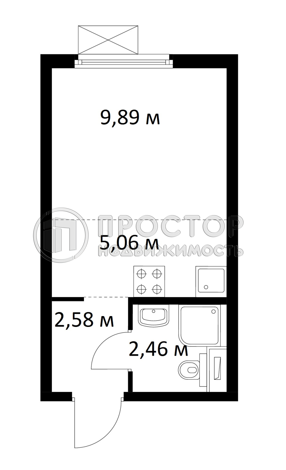 Студия, 20.01 м² - фото 9