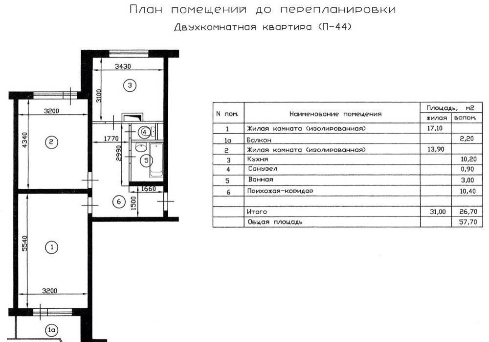 2-комнатная квартира, 57.9 м² - фото 18