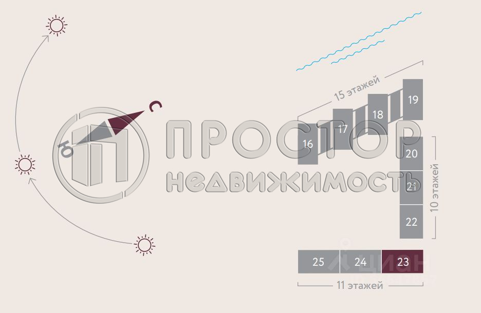 1-комнатная квартира, 40.5 м² - фото 2