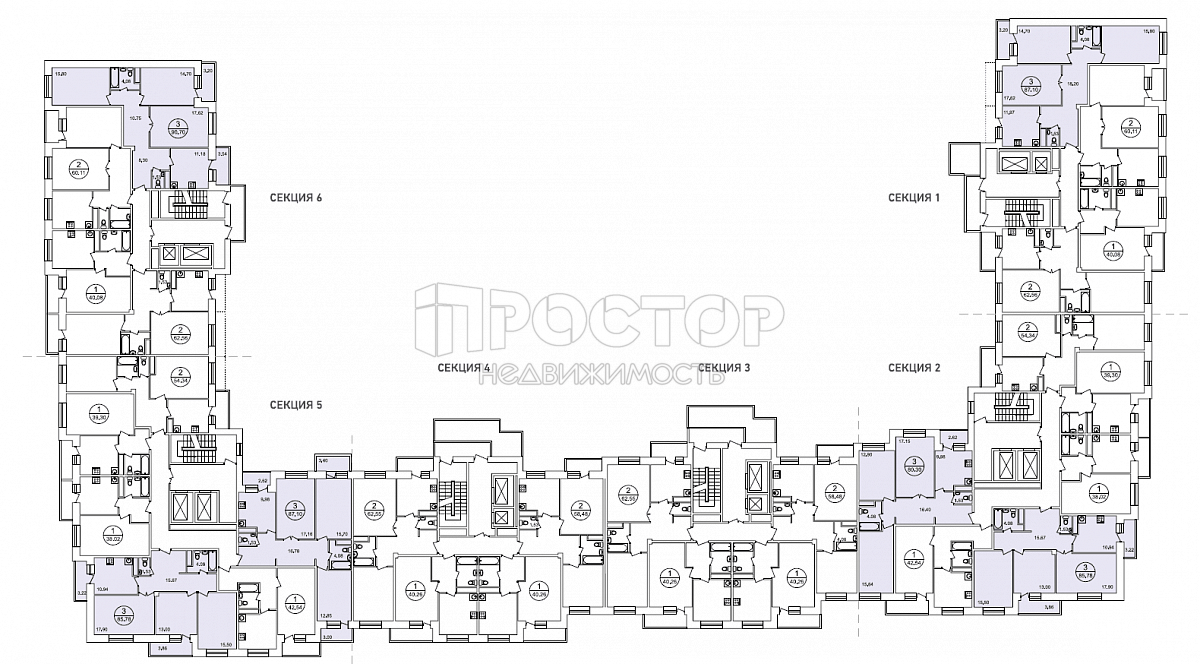 2-комнатная квартира, 44.1 м² - фото 10