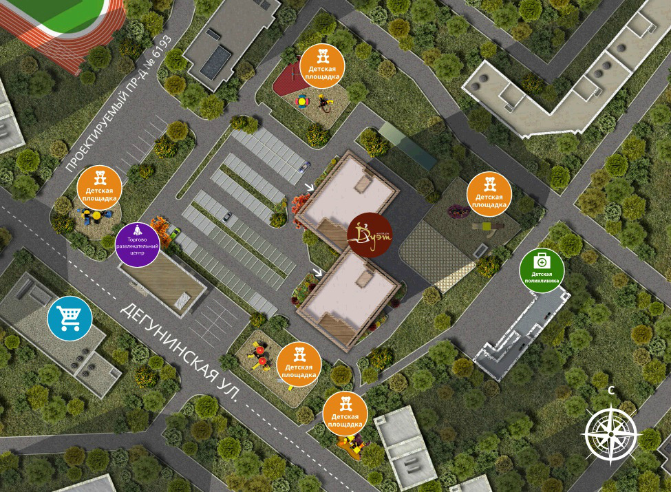 1-комнатная квартира, 34.4 м² - фото 7