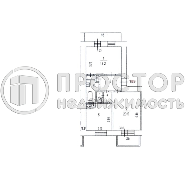 2-комнатная квартира, 71 м² - фото 48