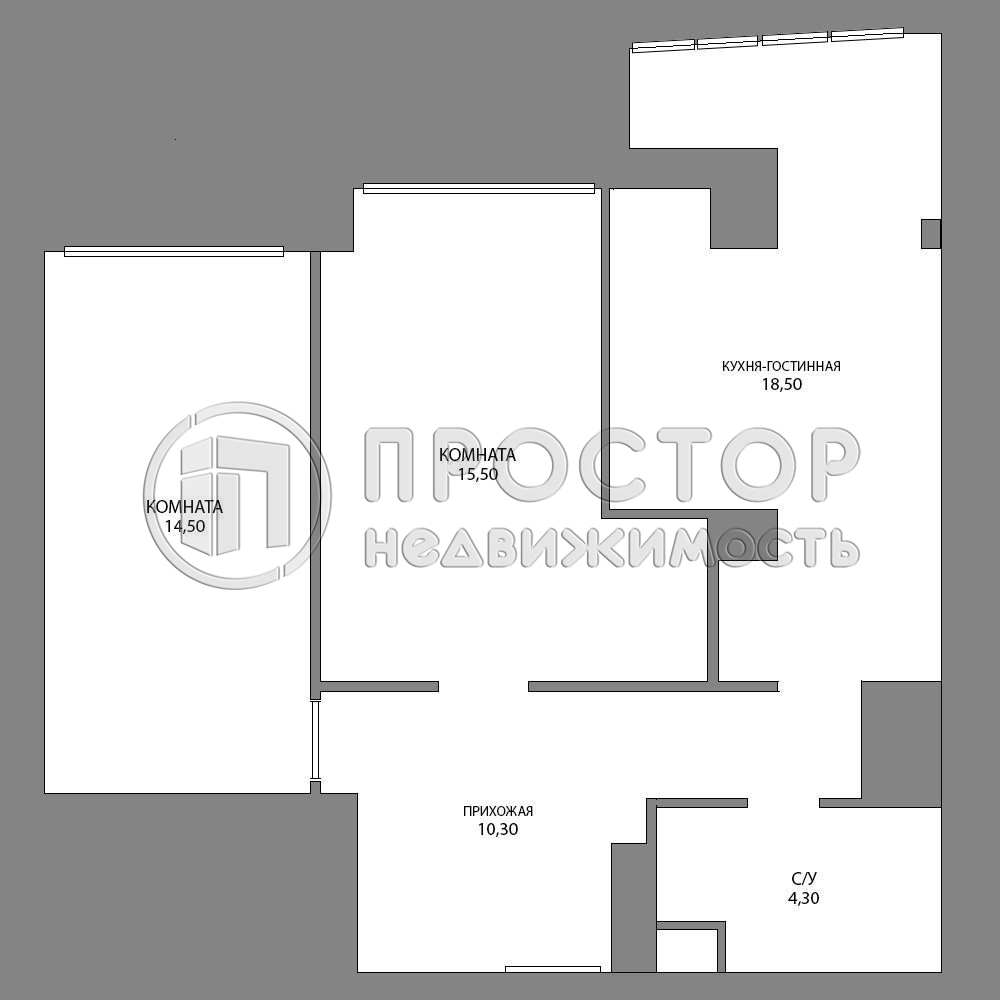 2-комнатная квартира, 60 м² - фото 32