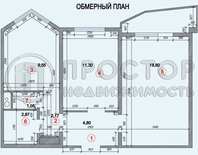 2-комнатная квартира, 51 м² - фото 32