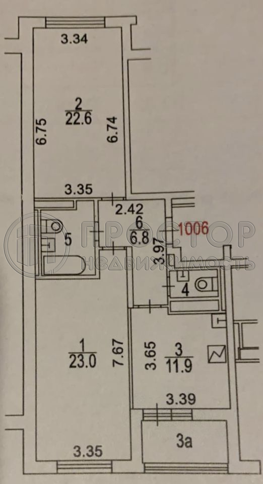 2-комнатная квартира, 73.2 м² - фото 20